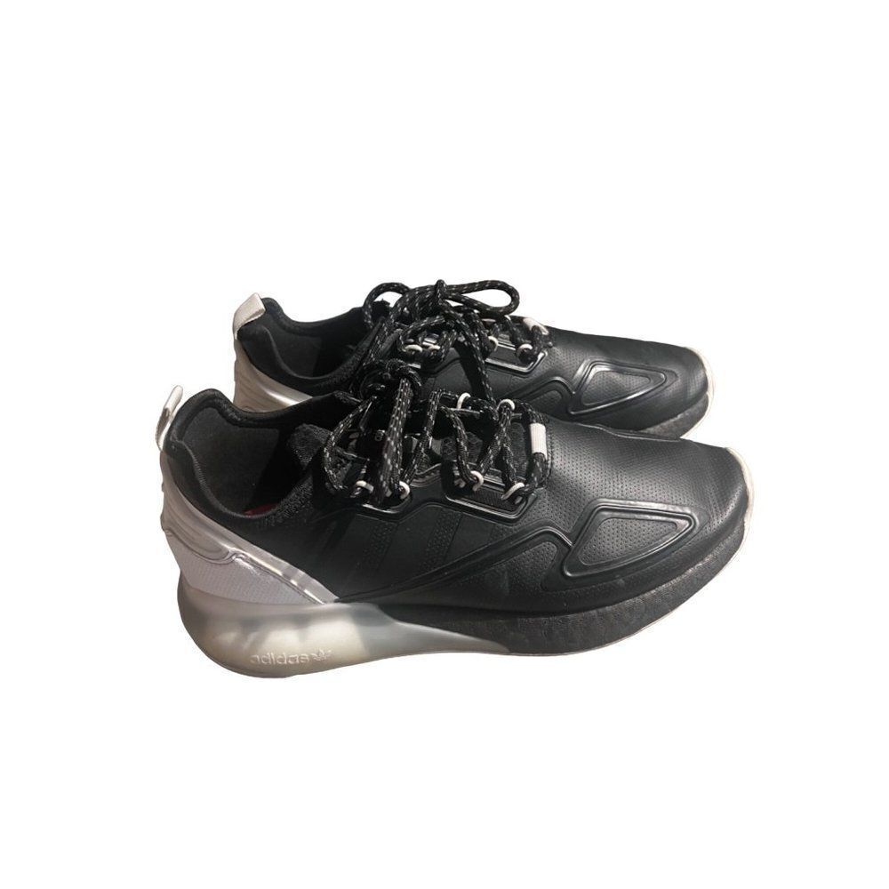 Adidas ZX 2K Boost Men's Shoes Athletic Sneakers‎ Core Black White size 8
